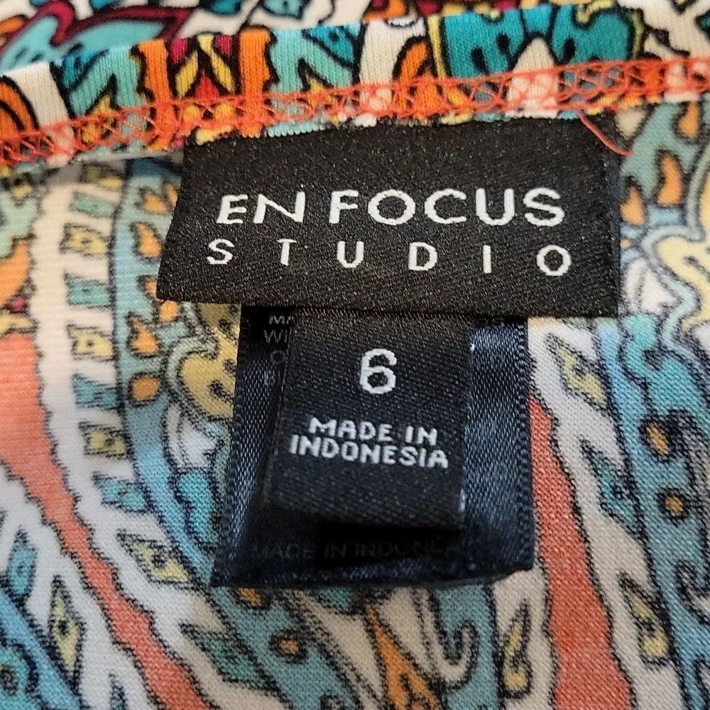 ENFOCUS STUDIO SLEEVELESS MULTI-COLOR DRESS - Picture 13 of 14